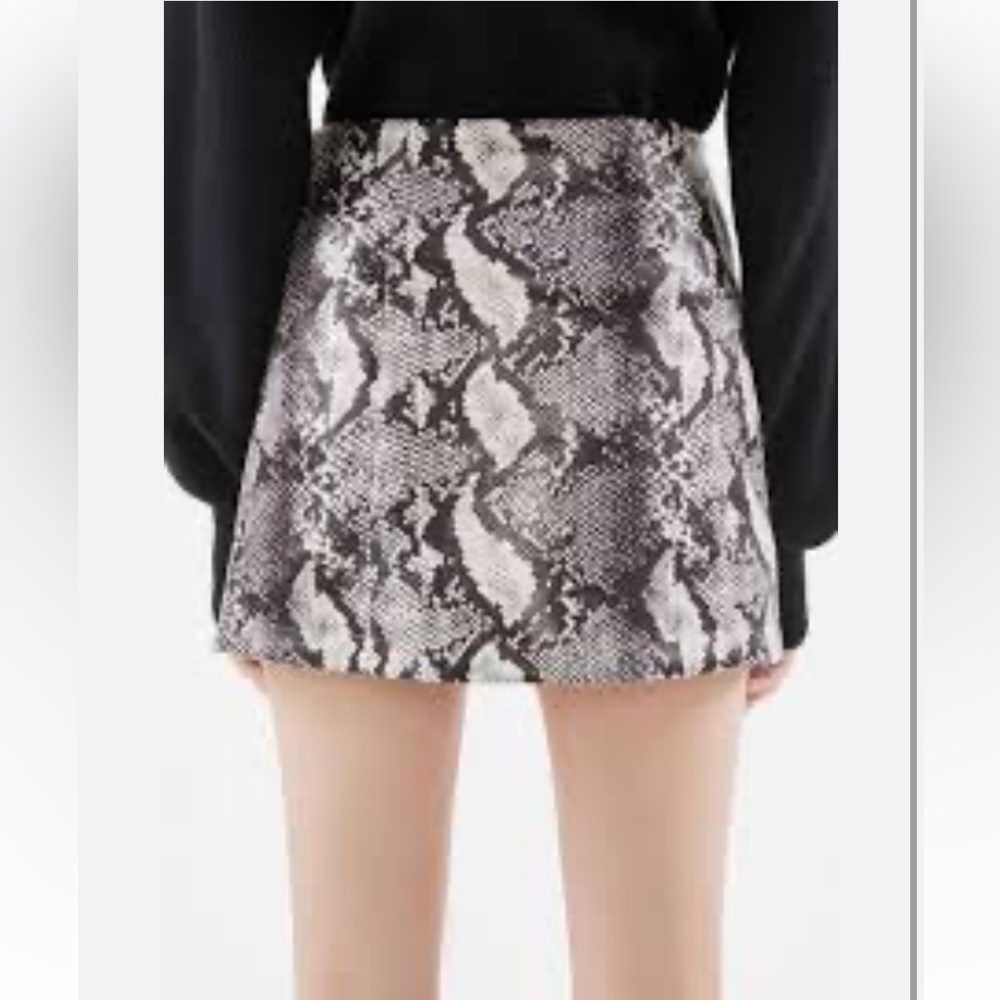 Uo Siren Snake Print Button-Front Mini Skirt | Si… - image 1